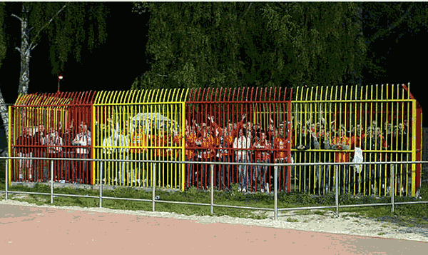 znicz-pruszkow-away-end-cage2009